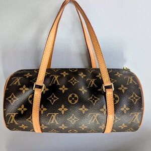 Louis Vuitton Monogram Barrel Bag in Brown and Tan